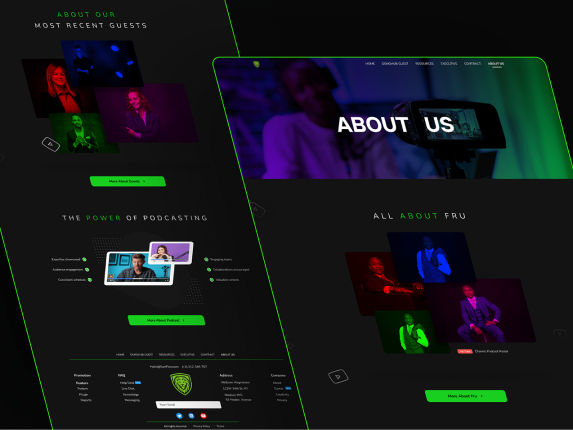 About US page UI Redesign